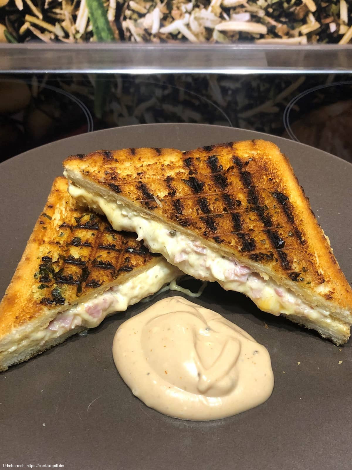 Schinken-Spargel-Sandwich