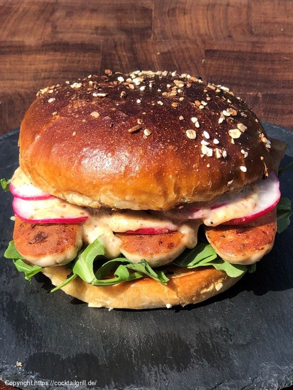 Weisswurst-Burger
