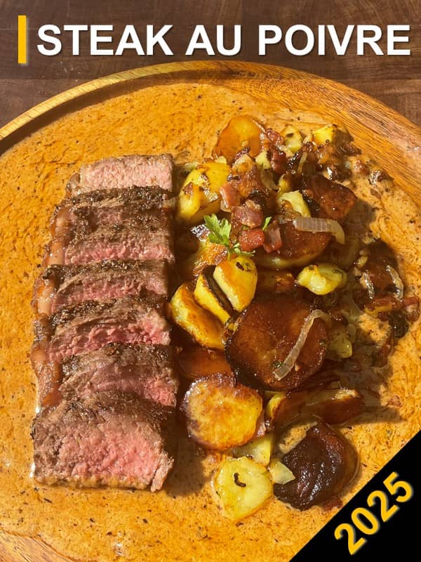 zum Rezept Steak au poivre