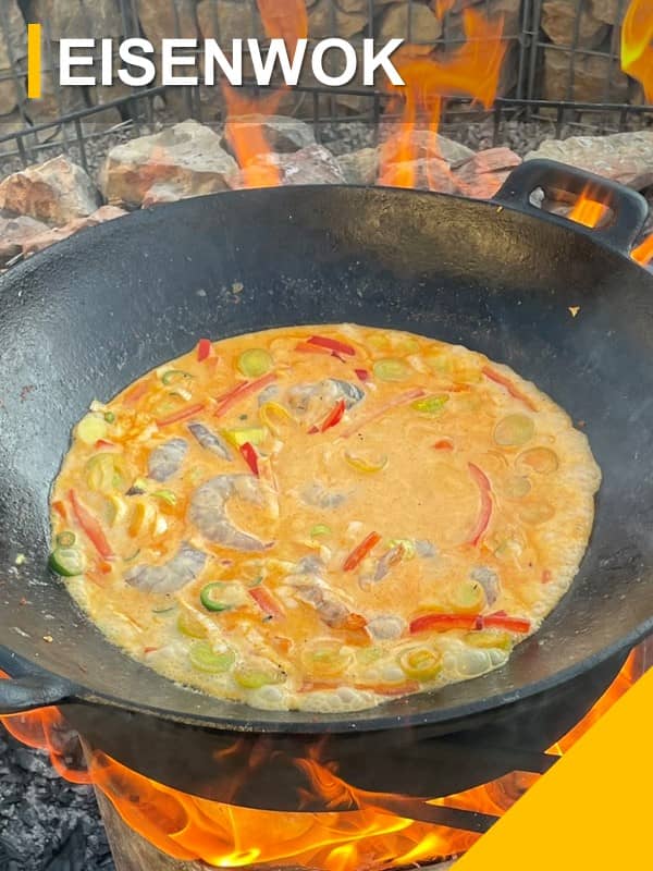 zu Gerichten aus dem Eisenwok