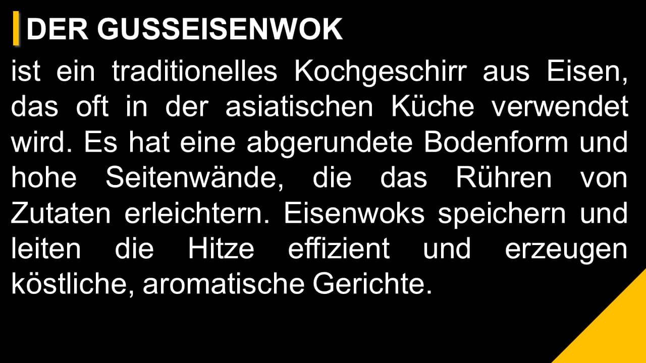 Gusseisenwok Info