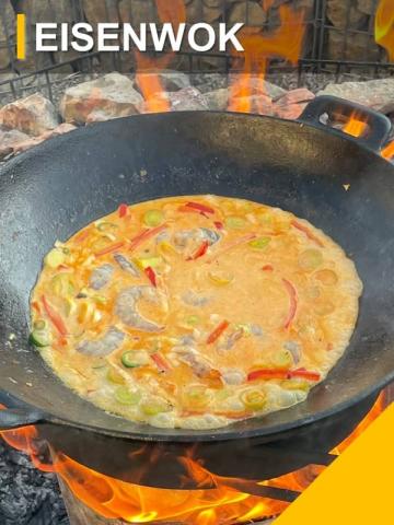 zu Gerichten aus dem Eisenwok