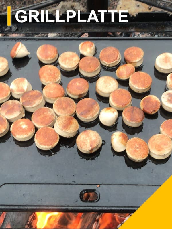 zu Gerichten von der Feuerplatte