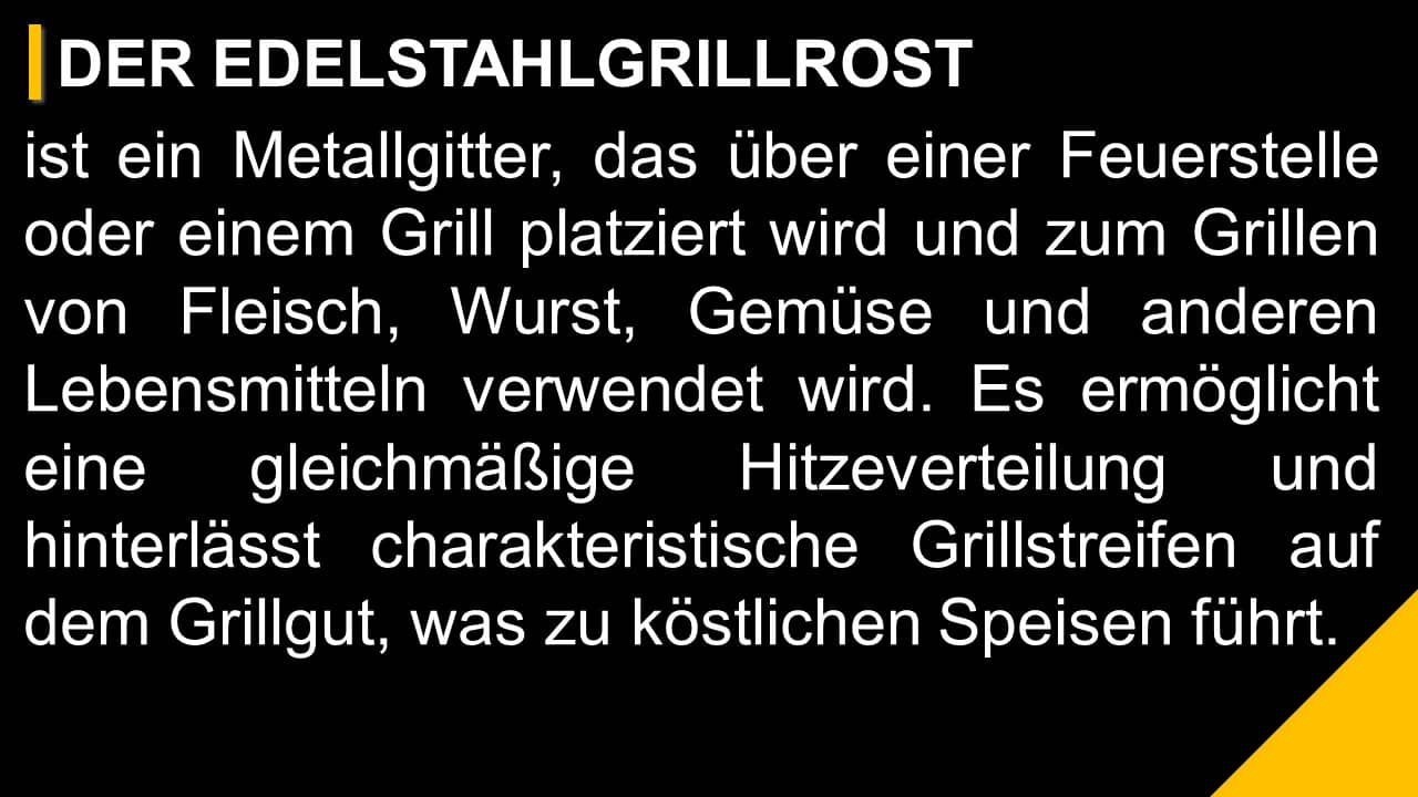 Grillrost Info