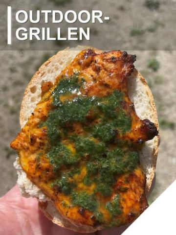 zum Outdoor-Grillen