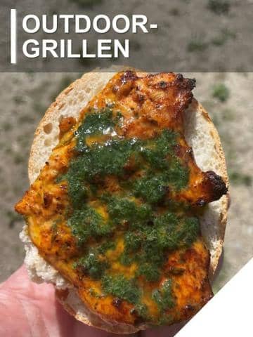 zum Outdoor-Grillen