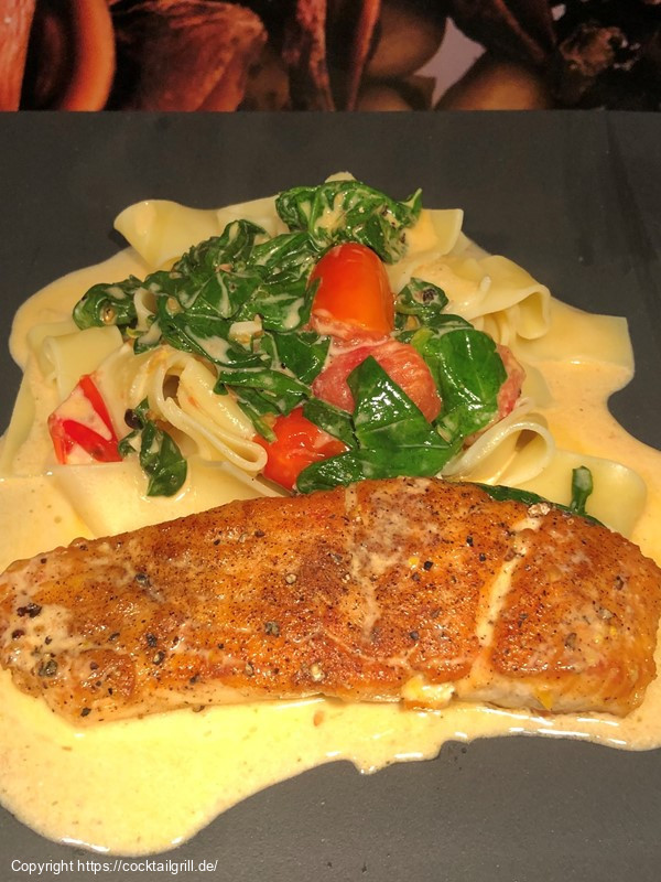 Lachs gebraten