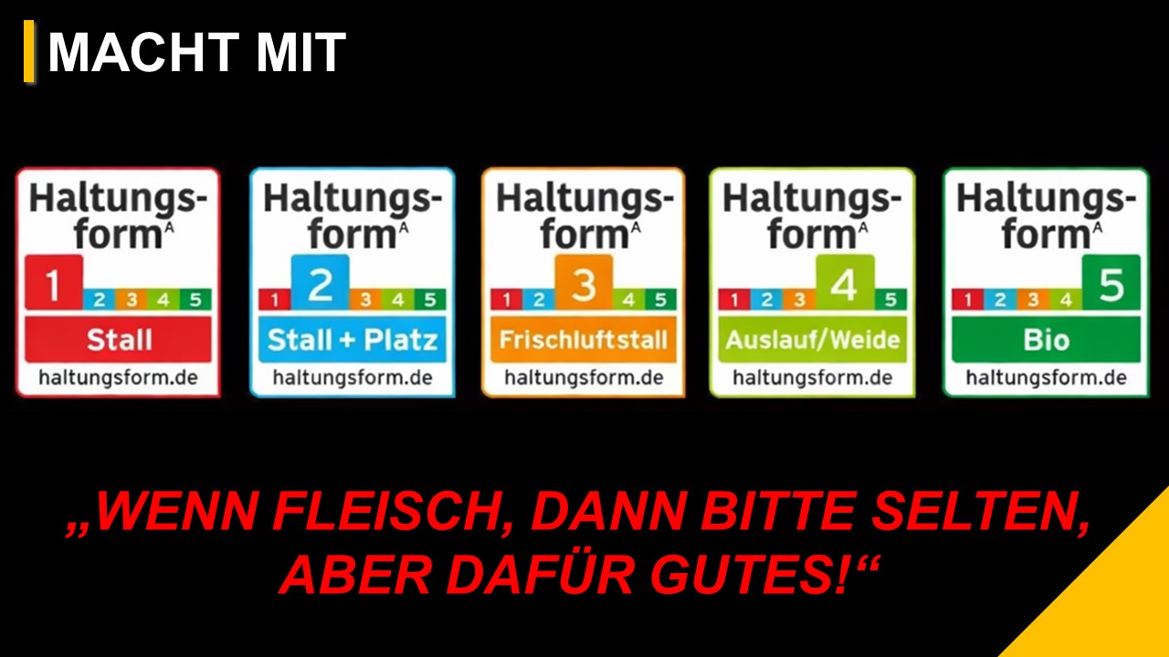 WENN FLEISCH, DANN BITTE SELTEN, ABER DAFÜR GUTES!