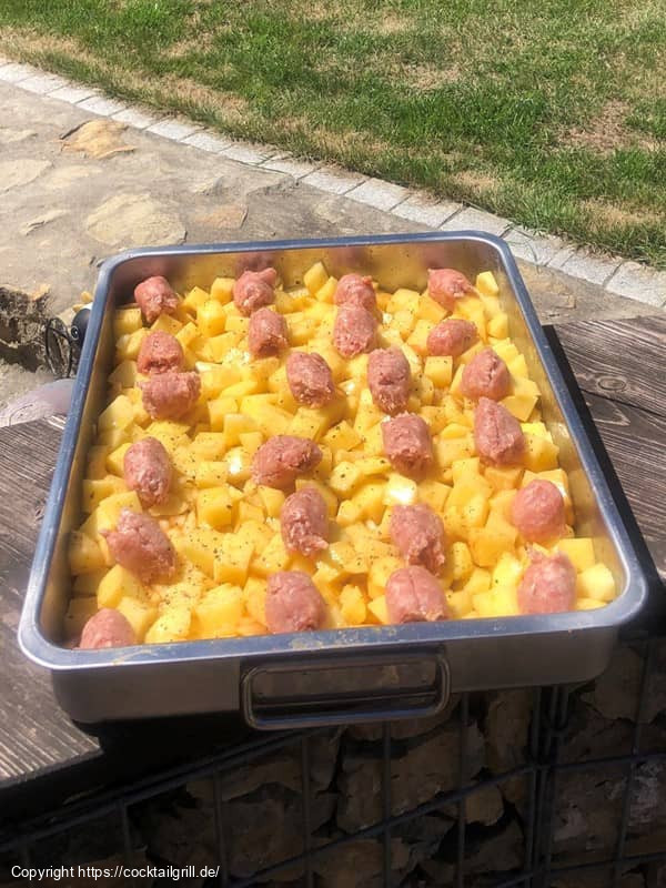 Bratwurstkartoffeln