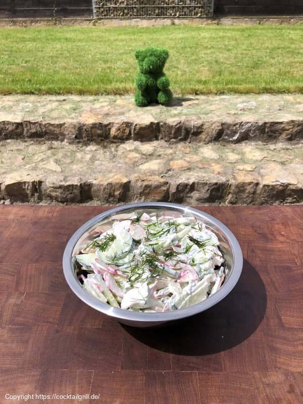 Gurken-Radieschen-Salat