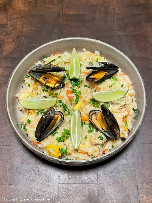 Mexilhão com Arroz