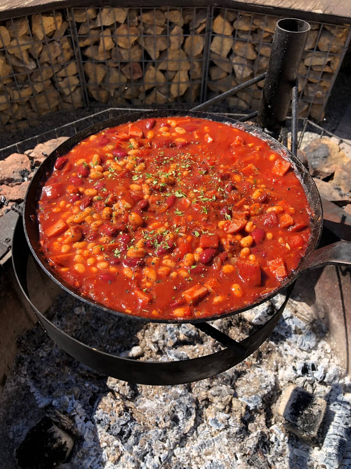 Sauce ind er PFanne